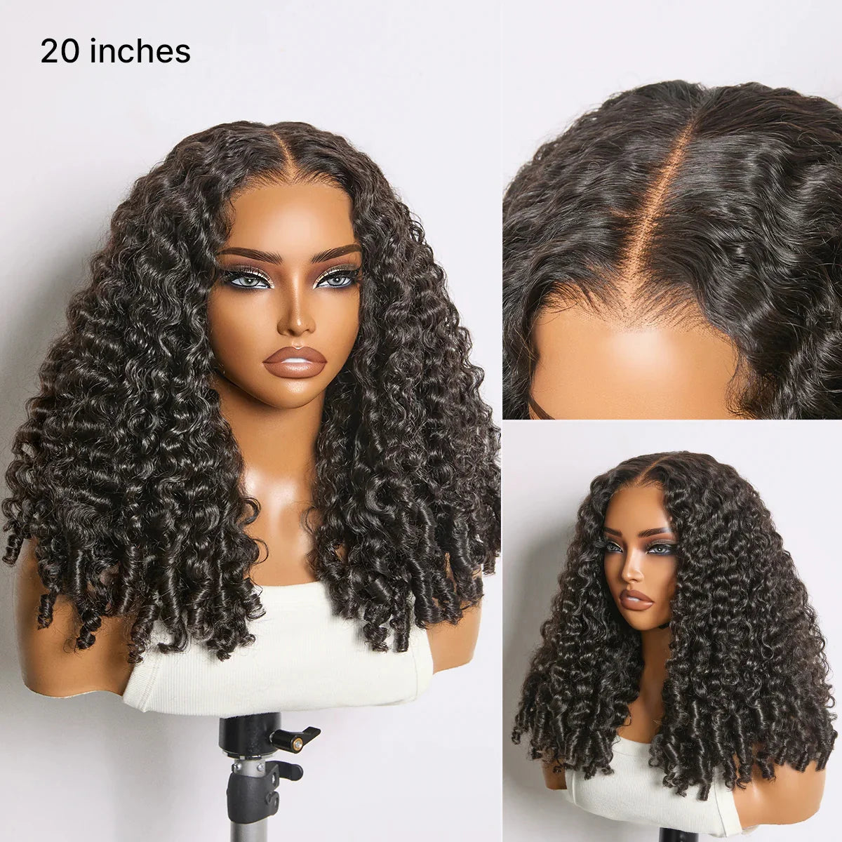 Burmese Curly 13x6 Glueless Lace Frontal Wig
