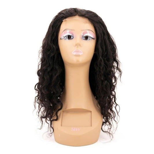 Messy Curl 4x4 Transparent Closure Wig