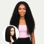 Glueless Deep Curly 2x6 HD Lace 100% Human Hair Closure Wig