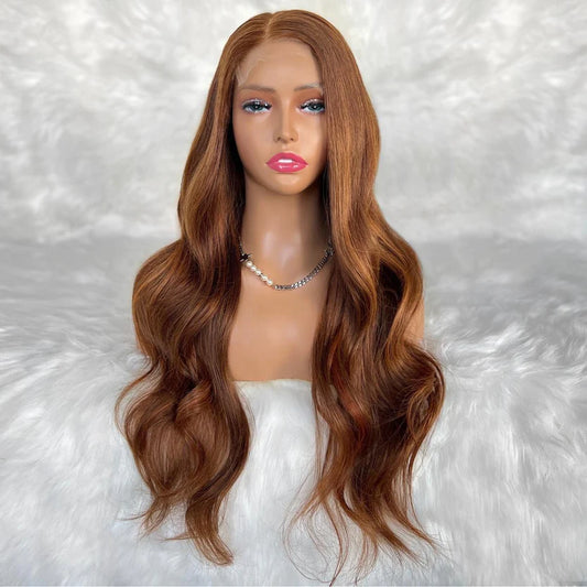 Glueless Colored Body Wave 5x5 HD Lace 100% Human Hair Closure Wig