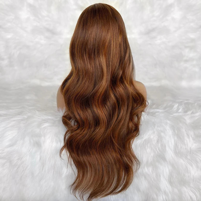Glueless Colored Body Wave 5x5 HD Lace 100% Human Hair Closure Wig