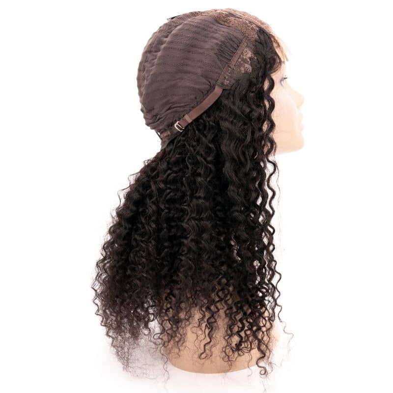 Kinky Curly 4x4 Transparent Closure Wig